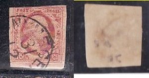 Netherlands-Sc#2- id6-used 10c King William III-1852-