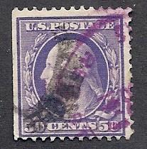 US #341 Washington 50c Violet  (U) CV $20.00