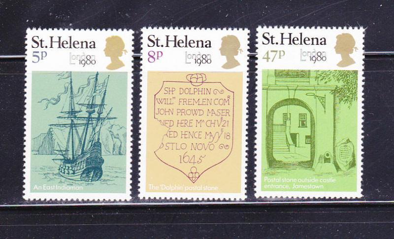 St Helena 338-340 Set MNH London Stamp Exhibition