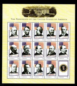 LIBERIA U.S.PRESIDENTSUNLISTED  VF/MNH