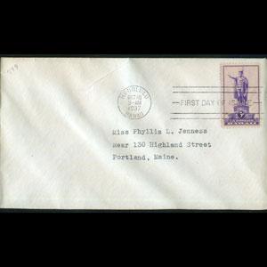U.S.A. 1937 - FDC-799 Hawai