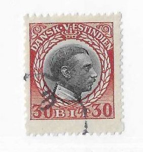 Danish West Indies Sc #56  30b   used VF