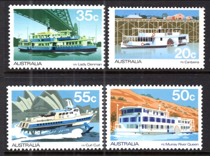 Australia 696-699 River Boats MNH VF