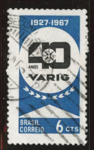 Brazil Scott 1046 Used 1967 stamp 