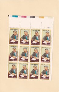 US 1875 MNH PLATE BLOCK OF 12