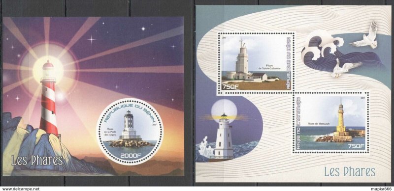 2017 Lighthouses Marine Life Birds Architecture 1+1 ** Ja142