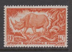 French Equatorial Africa Sc#168 MH