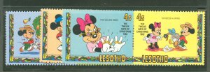 Lesotho #381-386  Multiple (Disney)