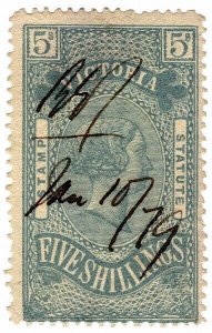 (I.B) Australia - Victoria Revenue : Stamp Statute 5/-