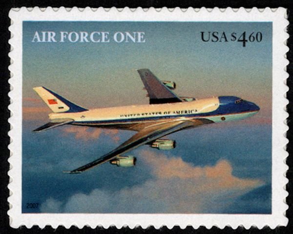 US #4144 $4.60 Air Force One, VF mint never hinged, super nice, FRESH STAMP!