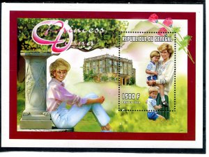 Senegal 1998 PRINCESS DIANA s/s Perforated Mint (NH)