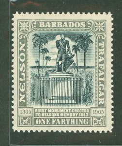 Barbados #102 Unused Single