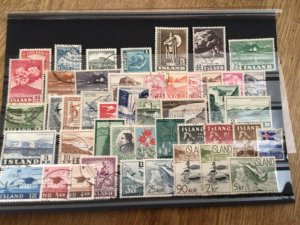 Iceland Island used  mixed stamps A12288