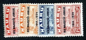 1935 Nauru  Sc # 31/34 mnh** cv. $3.85 ( 495 JUB )