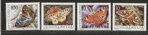 YUGOSLAVIA  SC# 1788-91   FVF/MNH