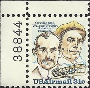 # C91 MINT NEVER HINGED WRIGHT BROTHERS