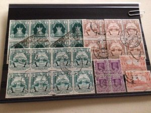 Burma used  stamps blocks A11509