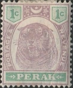 Malaya-Perak, #47 MH From 1895-99
