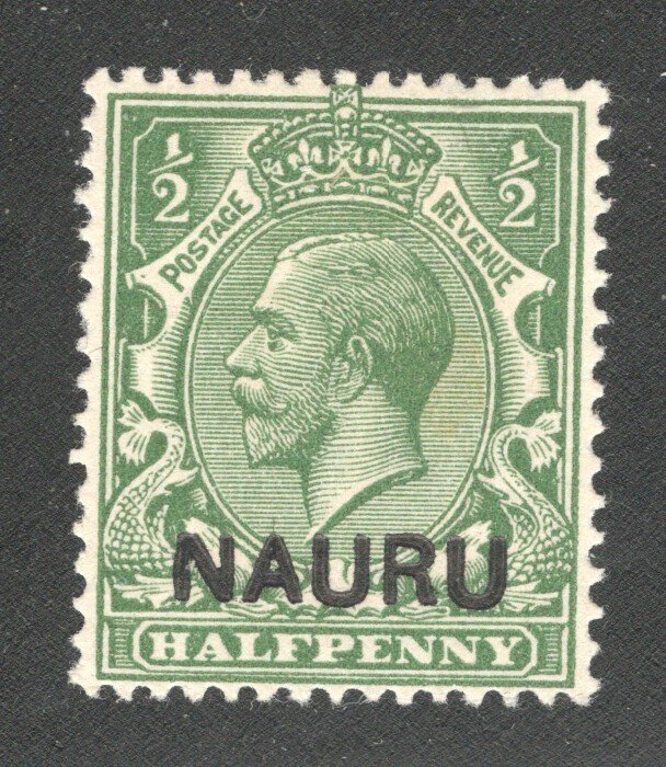 NAURU  #1  Unused  VF,   CV $3.50  ...   4160001