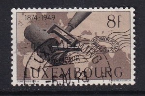 Luxembourg   #264 used 1949  UPU anniversary  8fr