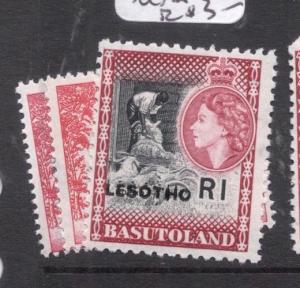 Lesotho SG 118a-20a MNH (5dlx)