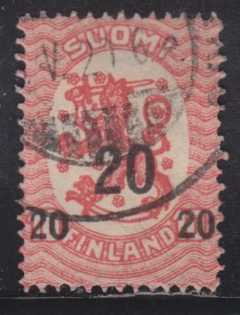 Finland 120 Finnish Arms 1919 O/P