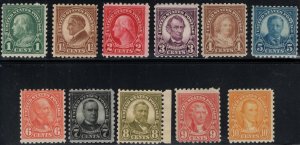 MALACK 581 - 591 F-VF OG NH, Complete set, awesome v..MORE.. k2002