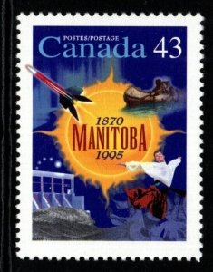 CANADA SG1644 1995 125TH ANNIVERSARY OF MANITOBA AS CANADIAN PROVIDENCE MNH