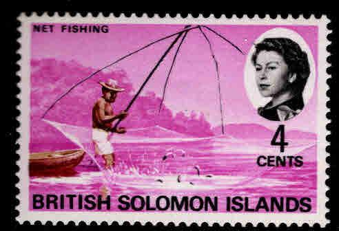 British Solomon Islands Scott 183 MNH** net fishing stamp