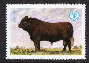 Zambia 420 Cattle MNH VF