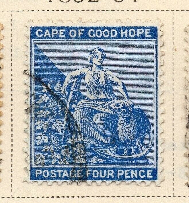 Cape of Good Hope 1892-94 Early Issue Fine Used 4d. 326718