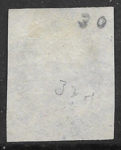 Doyle's_Stamps: XF Used 1852 1c Imperf Franklin, Scott #9