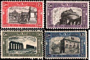 Italy #B30-B33, Complete Set(4), 1928, Hinged