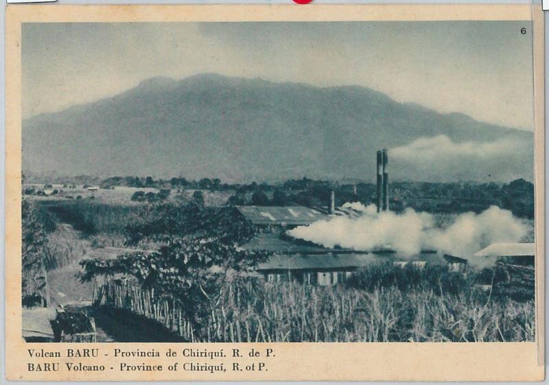 59932 -  PANAMA - POSTAL HISTORY:  STATIONERY CARD 1938 - Volcano BARU