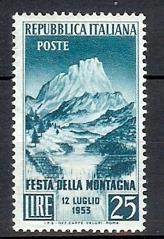 1953 - ITALY - Feslival of lhe Mountain. - SC# 634 - MNH **