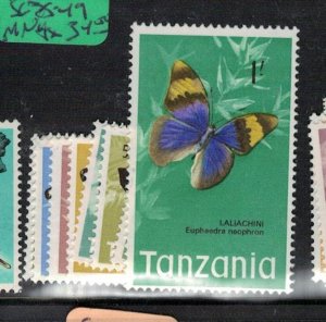 Tanzania Butterfly SC 38-49 MNH (1epw)