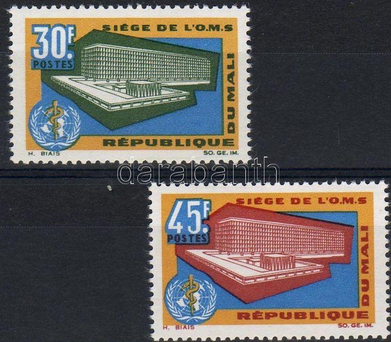 Mali stamp The new WHO building set MNH 1966 Mi 123-124 WS12167