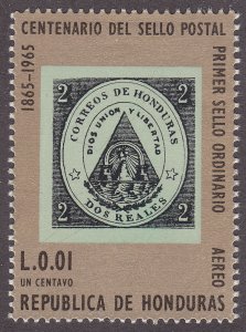 Honduras C387  Honduras First Postage Stamp 1966