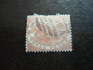 Stamps - Tasmania - Scott# AR25 - Used Part Set of 1 Stamp
