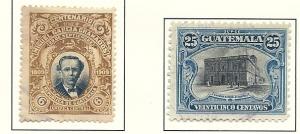 Guatemala #140-141 (U)   CV $0.65