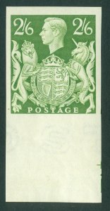 Great Britain 1939-48. 2/6 green imprimatur from the British museum....