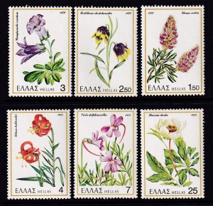 Greece 1243-1248 Flowers MNH VF