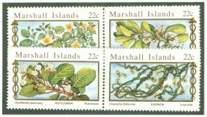 MARSHALL ISLANDS 91-4 MH BIN $1.50