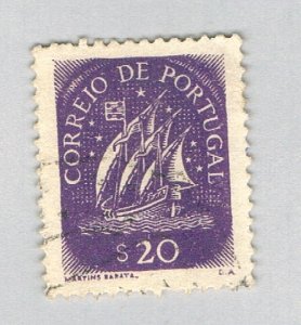 Portugal 630 Used Ancient Sailng Vessel 1948 (BP67117)