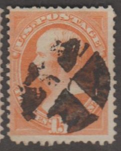 U.S. Scott #152 Webster Stamp - Used Single