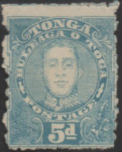 Tonga 1895 SG34 5d blue King George II MNG