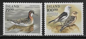 Iceland Scott #'s 671 - 672 MNH