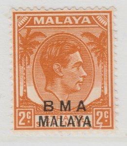 1947 British Colony BMA Military Administration 2c MH* Stamp A23P9F11681-