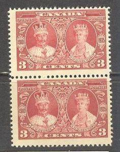 CANADA Sc# 213 MNH F Pair King George V & Queen Mary 