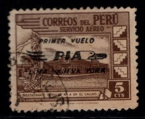 Peru Scott C76 Used airmail stamp